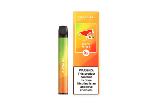 PEACH MIXES- VAPORLAX MATE DISPOSABLE | 800 PUFF BAR