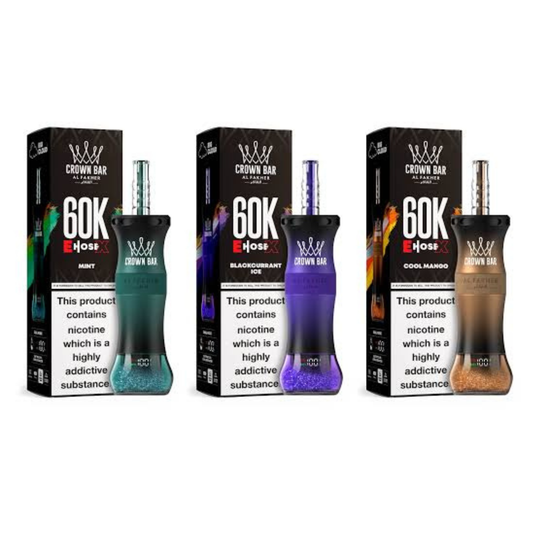AL FAKHER CROWN BAR EHOSE X DISPOSABLE 60000 PUFFS
