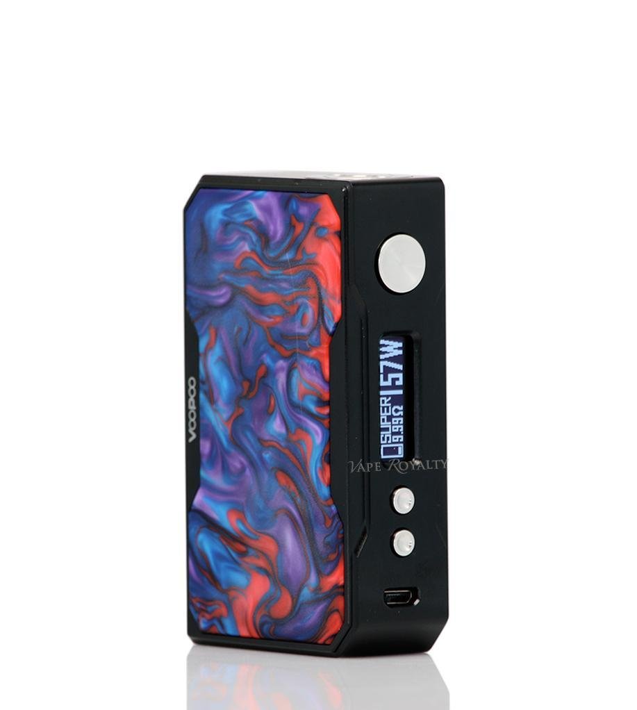 VooPoo DRAG 157W TC Mod - Black Frame Resin