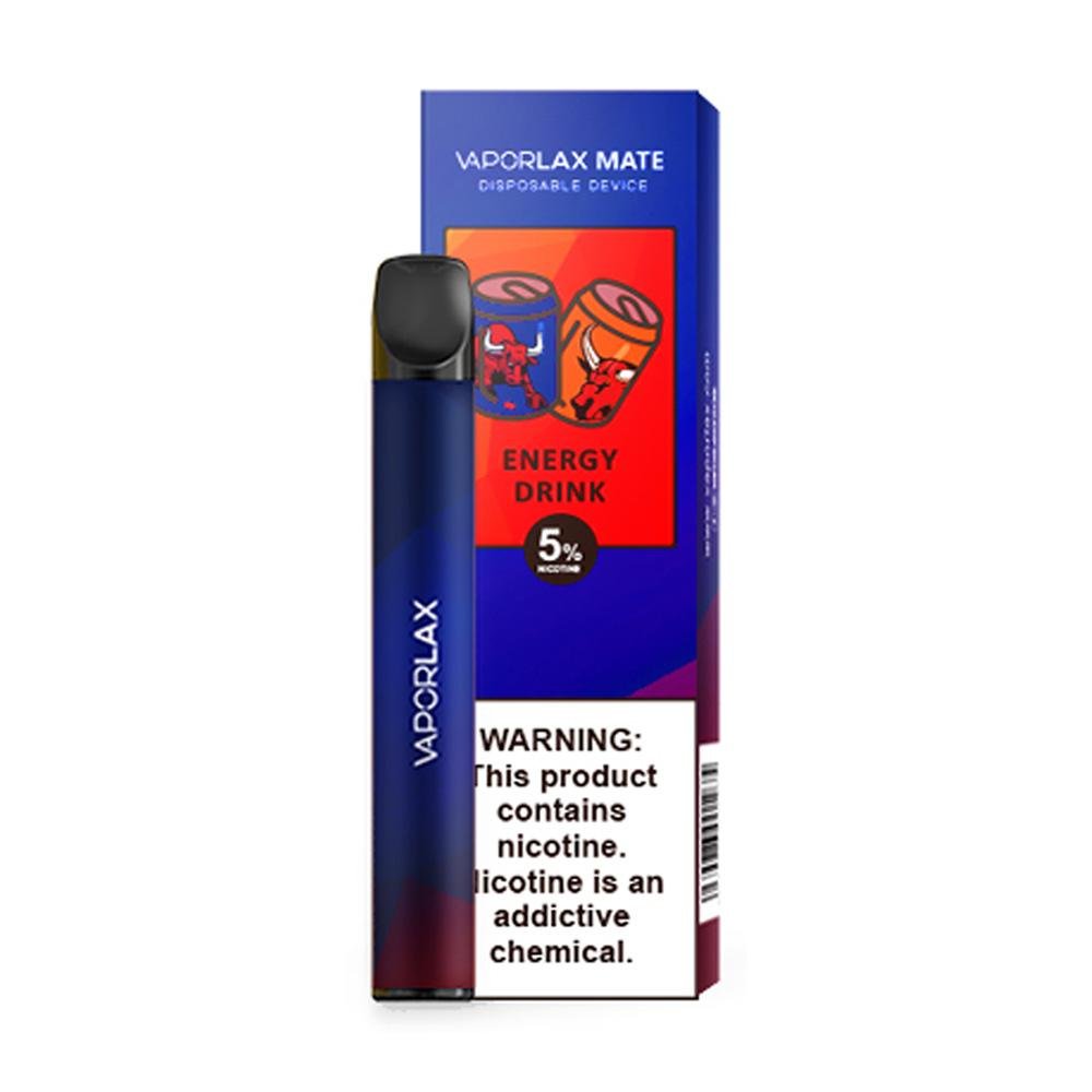 ENERGY DRINK - VAPORLAX MATE DISPOSABLE | 800 PUFF BAR