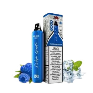 BLUE RASPBERRY ICE IVG REGAL DISPOSABLE 6000 PUFF