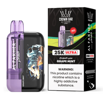 AL FAKHER CROWN BAR ULTRA DISPOSABLE 25000 PUFFS