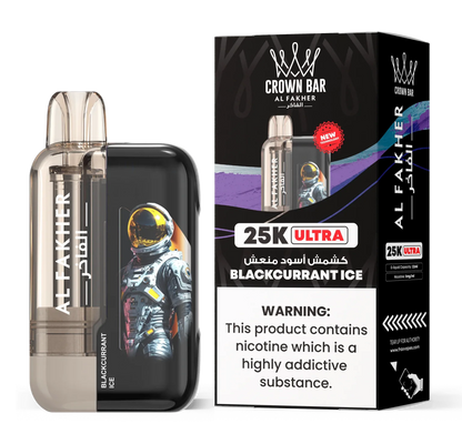 AL FAKHER CROWN BAR ULTRA DISPOSABLE 25000 PUFFS