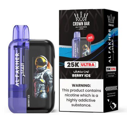 AL FAKHER CROWN BAR ULTRA DISPOSABLE 25000 PUFFS