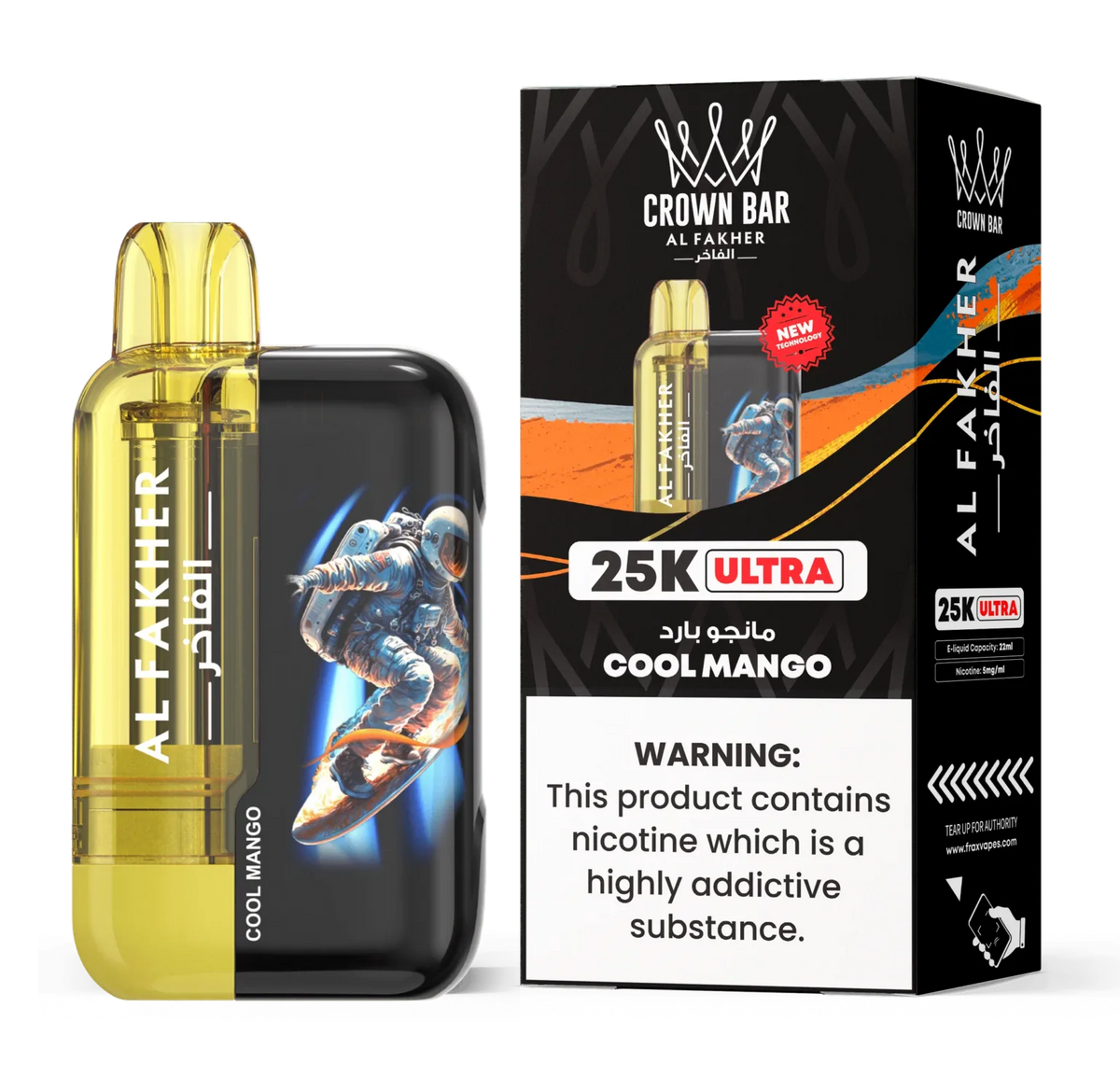 AL FAKHER CROWN BAR ULTRA DISPOSABLE 25000 PUFFS
