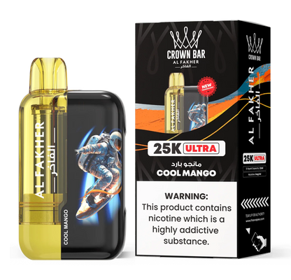 AL FAKHER CROWN BAR ULTRA DISPOSABLE 25000 PUFFS