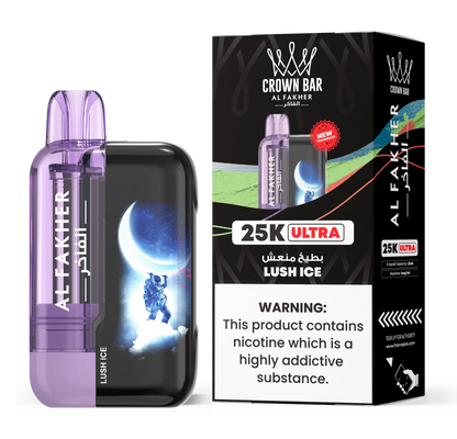 AL FAKHER CROWN BAR ULTRA DISPOSABLE 25000 PUFFS