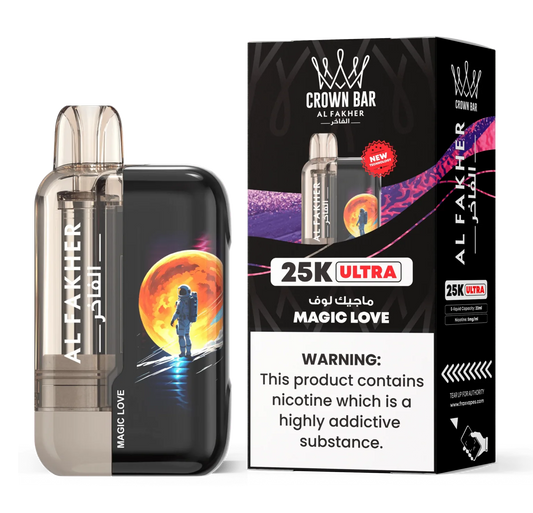 AL FAKHER CROWN BAR ULTRA DISPOSABLE 25000 PUFFS