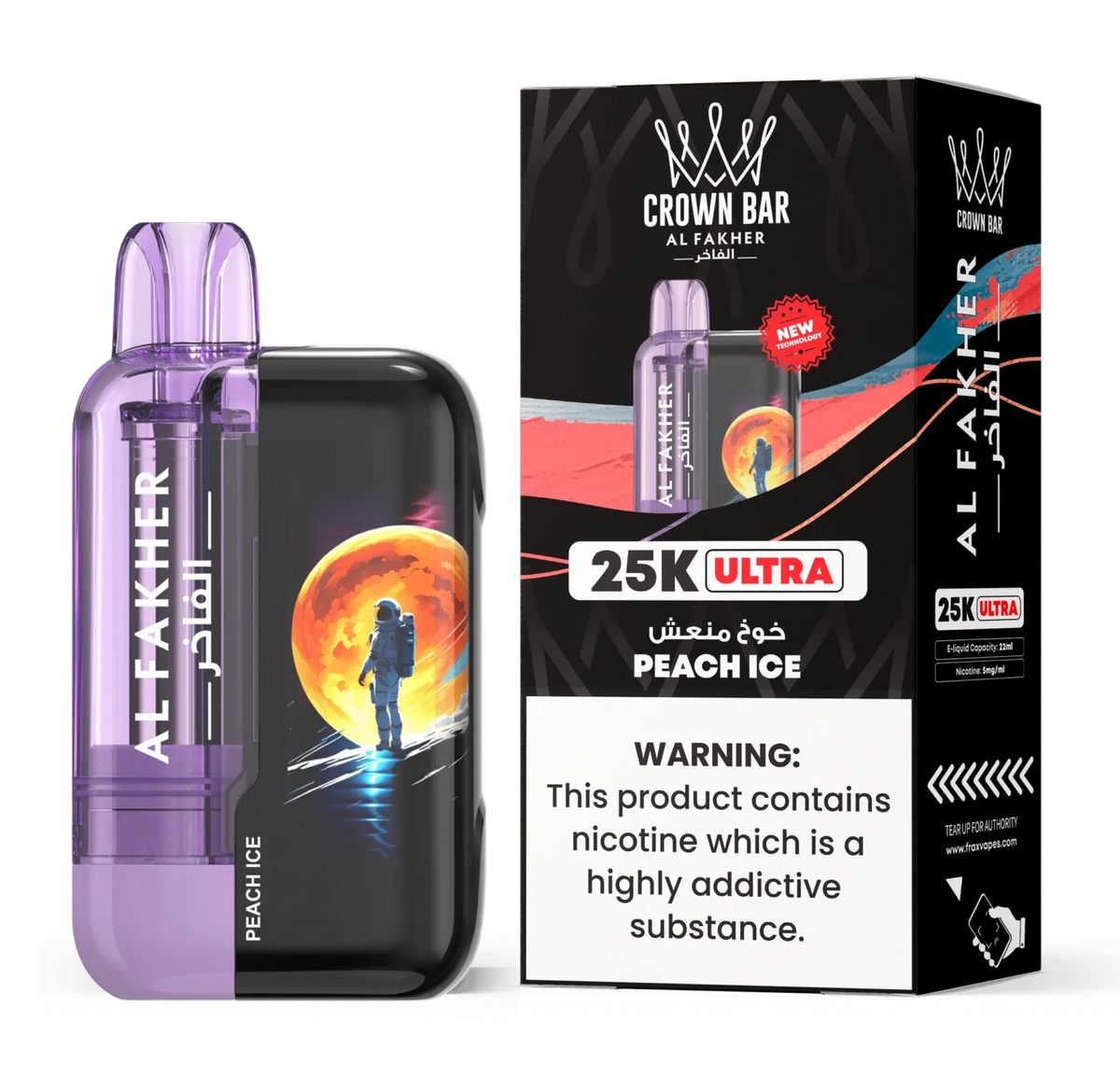 AL FAKHER CROWN BAR ULTRA DISPOSABLE 25000 PUFFS
