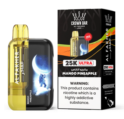 AL FAKHER CROWN BAR ULTRA DISPOSABLE 25000 PUFFS