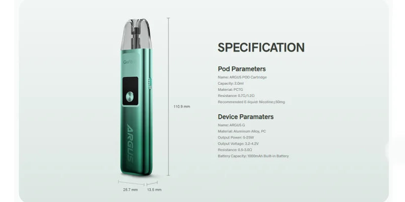 VOOPOO ARGUS G 25 WATT POD KIT