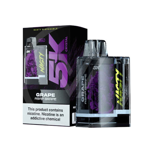 NASTY DISPOSABLE 5K ASAP GRAPE ICE 5%