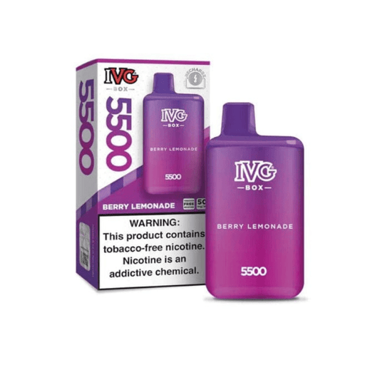 BERRY LEMONADE ICED IVG BAR BOX 5500 PUFFS DISPOSABLE