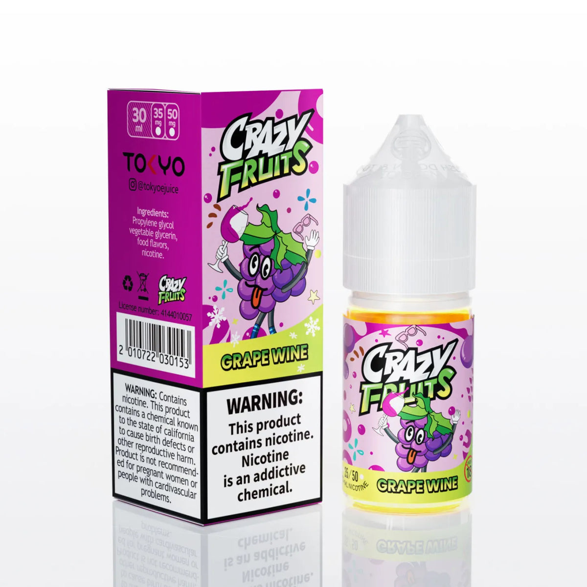 GRAPE WINE TOKYO CRAZY FRUITS 30ML