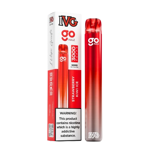 STRAWBERRY KIWI ICE IVG GO MAX DISPOSABLE 3000 PUFFS