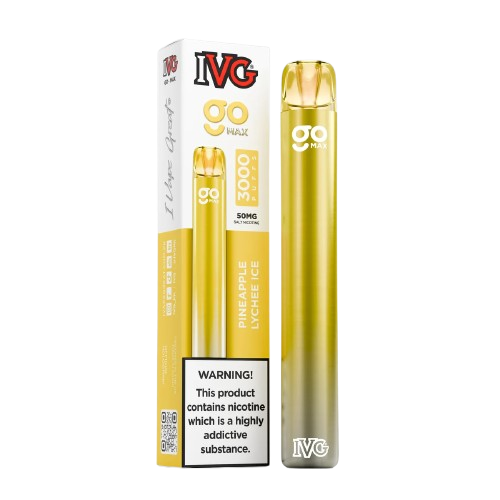 PINEAPPLE LYCHEE IVG GO MAX DISPOSABLE 3000 PUFFS