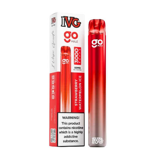 STRAWBERRY WATERMELON ICE IVG GO MAX DISPOSABLE 3000 PUFFS