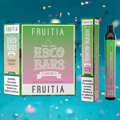 WATERMELON BUBBLEGUM â€“ ESCOBAR FRUITIA SERIES DISPOSABLE VAPE | 2500 PUFFS