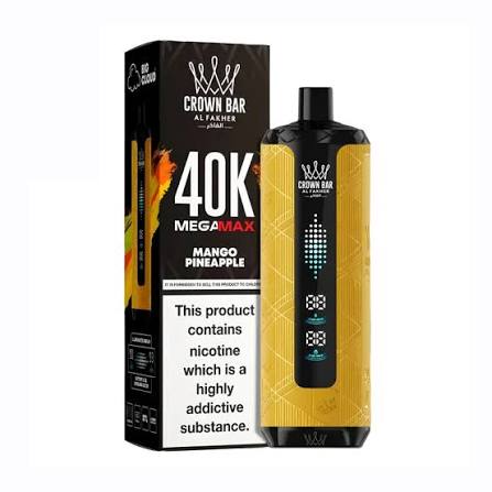 MANGO PINEAPPLE AL FAKHER MEGA MAX DISPOSABLE 40000 PUFFS