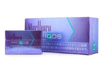 MARLBORO PURPLE MENTHOL LABEL HEETS IQOS