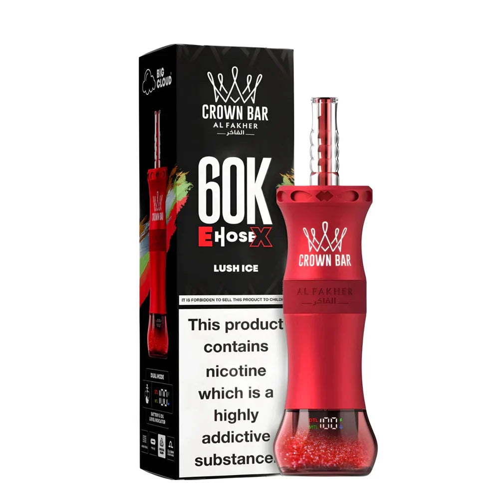 AL FAKHER CROWN BAR EHOSE X DISPOSABLE 60000 PUFFS