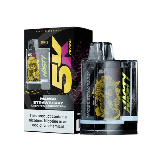 NASTY DISPOSABLE 5K (CUSHMAN) MANGO STRAWBERRY 5%