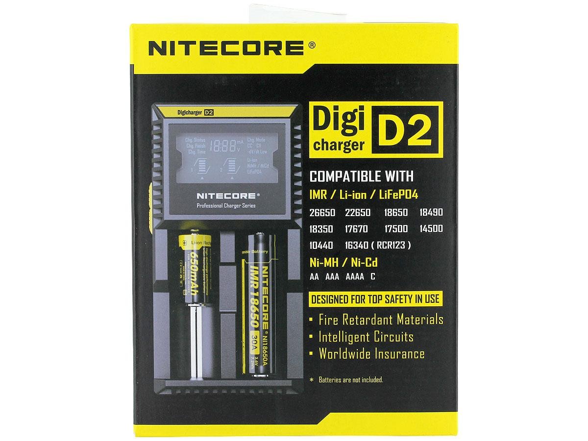 Nitecore D2 LCD Smart Charger