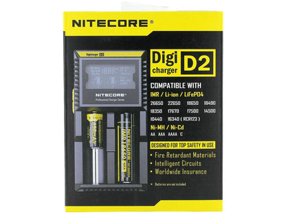 Nitecore D2 LCD Smart Charger