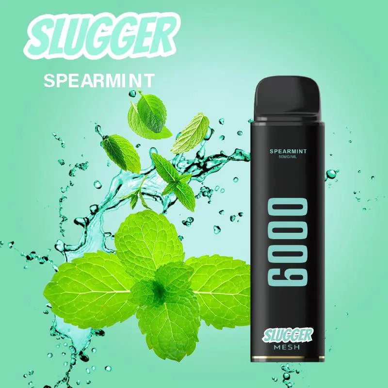 SPEARMINT SLUGGER DISPOSABLE 6000 PUFFS