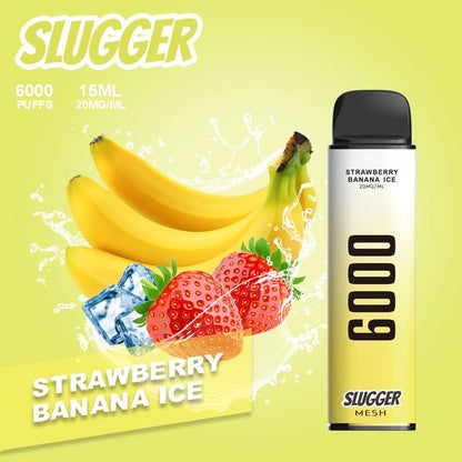 STRAWBERRY BANANA ICE SLUGGER DISPOSABLE 2% 6000 PUFFS