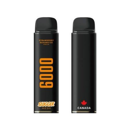STRAWBERRY BANANA ICE 5% (50MG) SLUGGER DISPOSABLE | 6000PUFF