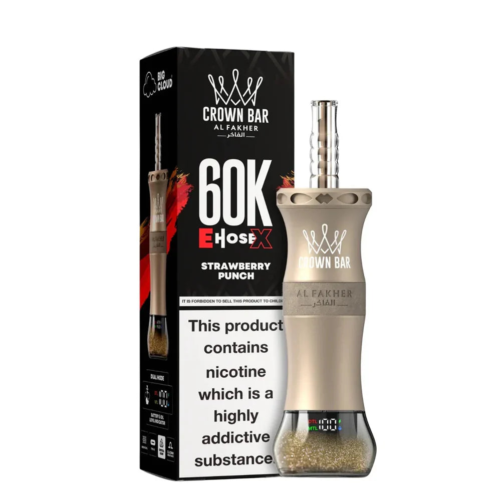AL FAKHER CROWN BAR EHOSE X DISPOSABLE 60000 PUFFS