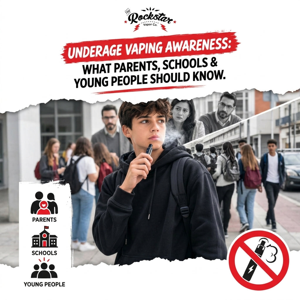 Underage Vaping Awareness - What Parents, Schools & Young People Should Know