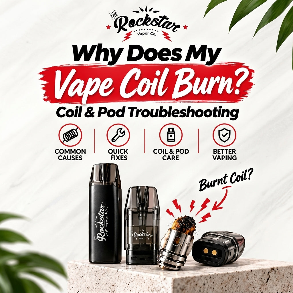 Why Does My Vape Coil Burn? Coil & Pod Troubleshooting Guide
