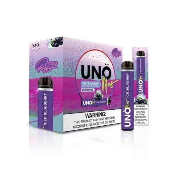 ICE BLUEBERRY - SKOL UNO MAS X1 - DISPOSABLE | 1200 PUFFS