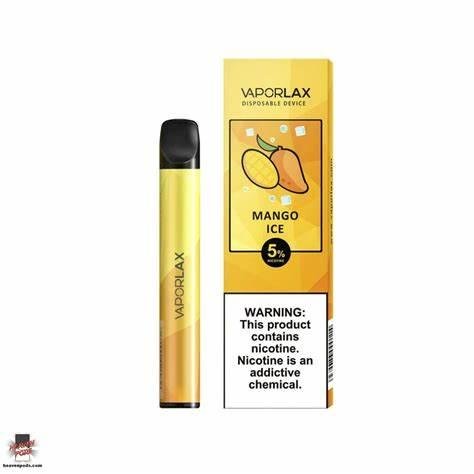 MANGO ICE - VAPORLAX MATE DISPOSABLE | 800 PUFF BAR