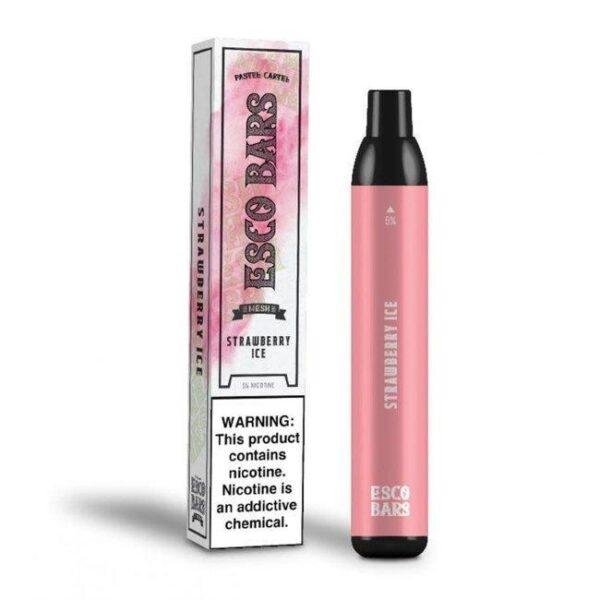 STRAWBERRY ICE - ESCO BAR DISPOSABLE- | 2500 PUFFS