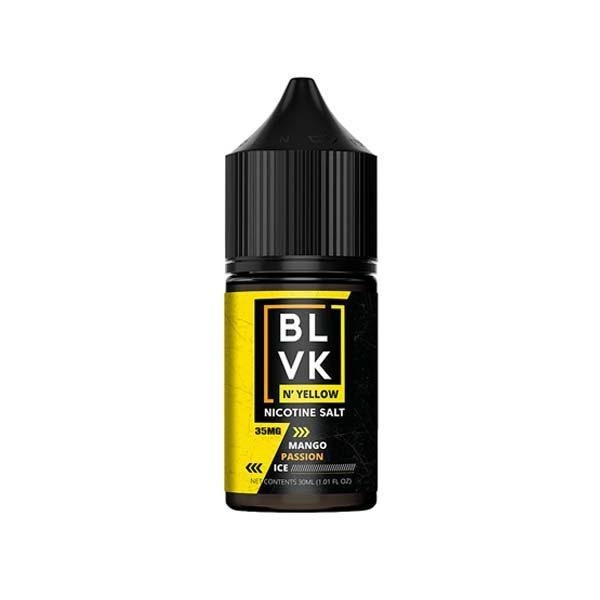 MANGO PASSION ICE – BLVK N’ YELLOW SALTS TOBACCO FREE – 30ML