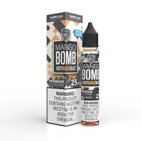 <h1>ICED MANGO BOMB VGOD</h1> ICED MANGO BOMB VGOD 30ML is an electrifying e-liquid that combines the tropical sweetness of ripe mangoes with a burst of icy menthol, delivering a flavor explosion that will invigorate your senses with every puff. Crafted with precision and passion by VGOD, a respected name in the vaping industry renowned for their commitment to quality and innovation, this premium blend promises a refreshing and exhilarating vaping experience that captures the essence of summer in every drop. Upon opening the bottle, you're greeted by the irresistible aroma of succulent mangoes, their sweet and tangy scent mingling with a hint of cool menthol in the air. The fragrance is fresh, juicy, and bursting with tropical sweetness, promising a vaping journey filled with fruity delight and icy refreshment. <strong>YOU CAN EXPLORE MORE VGOD E-LIQUIDS FLAVORS <a href="https://rockstarvapor.co/product-category/e-liquids/salt-nic-in-pakistan/vgod-nic-salt-pakistan/">HERE</a>!</strong> <p class="selectable-text copyable-text iq0m558w g0rxnol2" dir="ltr"><span class="selectable-text copyable-text">At Rockstar, we believe every purchase is an experience of convenience, quality, and satisfaction.</span></p> <p class="selectable-text copyable-text iq0m558w g0rxnol2" dir="ltr"><span class="selectable-text copyable-text jv8stmnn">*</span><b><strong class="selectable-text copyable-text nbipi2bn">Price Match Guarantee:</strong></b><span class="selectable-text copyable-text jv8stmnn">*</span><span class="selectable-text copyable-text"> We’re committed to offering you the best value on your purchases. If you find a lower price on an identical item from a competitor, simply let us know, and we’ll beat it.</span></p> <p class="selectable-text copyable-text iq0m558w g0rxnol2" dir="ltr"><span class="selectable-text copyable-text">Shop with confidence, knowing that you’re getting the best deal possible. Enjoy the ease of browsing and purchasing from the comfort of your home, Explore our catalog, place order, and get doorstep delivery. Our knowledgeable and friendly team is here to assist you with your order to make your shopping enjoyable,</span></p> <p class="selectable-text copyable-text iq0m558w g0rxnol2" dir="ltr"><span class="selectable-text copyable-text">We are located just around the corner in <a href="https://www.google.com/maps?ll=24.797475,67.044777&z=16&t=m&hl=en&gl=US&mapclient=embed&cid=3248600491974334453" target="_blank" rel="noopener">DHA Phase 5</a> & <a href="https://www.google.com/maps/place/Rockstar+Vapor+Co+-+Clifton+(Vape+Store)/@24.8271319,67.0278464,17z/data=!4m14!1m7!3m6!1s0x3eb33d243236324b:0xaa9b07f8edc863c0!2sRockstar+Vapor+Co+-+Clifton+(Vape+Store)!8m2!3d24.8271319!4d67.0304213!16s%2Fg%2F11twsg4yj7!3m5!1s0x3eb33d243236324b:0xaa9b07f8edc863c0!8m2!3d24.8271319!4d67.0304213!16s%2Fg%2F11twsg4yj7?entry=tt" target="_blank" rel="noopener">Clifton Boat Basin</a>, any of our store is your go-to spot for the latest vape gear, trendsetting flavors, and a vibe that’s as chill as it gets.</span></p> ICED MANGO BOMB VGOD 30ML