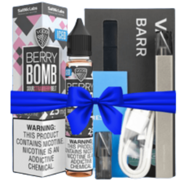 VAPORESSO BARR POD KIT + ANY VGOD SALTNIC 30ML