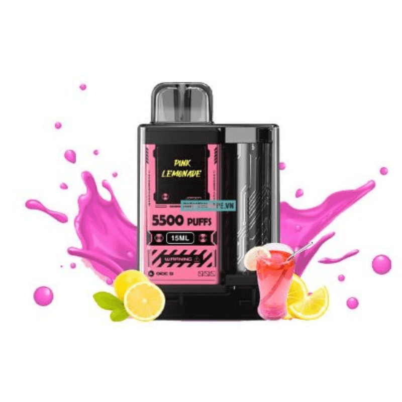 popreel (9) Pink lemonade - Vapengin Disposable 5500 Puff Rechargeable - Image 1