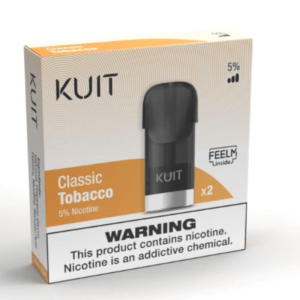 <h1>CLASSIC TOBACCO KUIT PRO POD</h1> The Classic Tobacco Kuit Pro Pod offers a timeless and sophisticated vaping experience, designed to satisfy the cravings of traditional tobacco enthusiasts. Crafted with meticulous attention to detail, this pod delivers the rich and robust flavor profile that is synonymous with classic tobacco. With each puff, you'll experience the deep, earthy notes and smooth finish that are characteristic of premium tobacco blends. Whether you're a former smoker seeking a familiar taste or simply enjoy the depth of flavor that tobacco provides, this pod delivers a satisfying and authentic vaping experience. The Classic Tobacco KUIT Single Pod is engineered for consistency, ensuring each puff delivers the same satisfying flavor and nicotine satisfaction. Its sleek design and portability make it ideal for on-the-go use, allowing you to enjoy your favorite tobacco flavor anytime, anywhere. <strong>YOU CAN EXPLORE MORE KUIT PODS <a href="https://rockstarvapor.co/product-category/prefilled-pods-pakistan/buy-kuit-pods-online-in-pakistan/">HERE!</a></strong> <p class="selectable-text copyable-text iq0m558w g0rxnol2" dir="ltr"><span class="selectable-text copyable-text">At Rockstar, we believe every purchase is an experience of convenience, quality, and satisfaction.</span></p> <p class="selectable-text copyable-text iq0m558w g0rxnol2" dir="ltr"><span class="selectable-text copyable-text jv8stmnn">*</span><b><strong class="selectable-text copyable-text nbipi2bn">Price Match Guarantee:</strong></b><span class="selectable-text copyable-text jv8stmnn">*</span><span class="selectable-text copyable-text"> We’re committed to offering you the best value on your purchases. If you find a lower price on an identical item from a competitor, simply let us know, and we’ll beat it.</span></p> <p class="selectable-text copyable-text iq0m558w g0rxnol2" dir="ltr"><span class="selectable-text copyable-text">Shop with confidence, knowing that you’re getting the best deal possible. Enjoy the ease of browsing and purchasing from the comfort of your home, Explore our catalog, place order, and get doorstep delivery. Our knowledgeable and friendly team is here to assist you with your order to make your shopping enjoyable,</span></p> <p class="selectable-text copyable-text iq0m558w g0rxnol2" dir="ltr"><span class="selectable-text copyable-text">We are located just around the corner in <a href="https://www.google.com/maps?ll=24.797475,67.044777&z=16&t=m&hl=en&gl=US&mapclient=embed&cid=3248600491974334453" target="_blank" rel="noopener">DHA Phase 5</a> & <a href="https://www.google.com/maps/place/Rockstar+Vapor+Co+-+Clifton+(Vape+Store)/@24.8271319,67.0278464,17z/data=!4m14!1m7!3m6!1s0x3eb33d243236324b:0xaa9b07f8edc863c0!2sRockstar+Vapor+Co+-+Clifton+(Vape+Store)!8m2!3d24.8271319!4d67.0304213!16s%2Fg%2F11twsg4yj7!3m5!1s0x3eb33d243236324b:0xaa9b07f8edc863c0!8m2!3d24.8271319!4d67.0304213!16s%2Fg%2F11twsg4yj7?entry=tt" target="_blank" rel="noopener">Clifton Boat Basin</a>, any of our store is your go-to spot for the latest vape gear, trendsetting flavors, and a vibe that’s as chill as it gets.</span></p> CLASSIC TOBACCO KUIT PRO POD