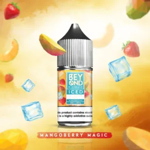 <h1>ICED MANGO BERRY MAGIC BEYOND</h1> "Iced Mango Berry Magic Beyond 30ml" is a tantalizing e-liquid blend that brings together the exotic sweetness of mangoes, the tartness of berries, and a refreshing icy finish. This vape juice promises a complex and invigorating flavor experience that will delight fruit enthusiasts and menthol lovers alike. Upon inhalation, you'll be greeted with the luscious and juicy flavor of ripe mangoes. The mango notes are prominent, offering a tropical sweetness that is both refreshing and satisfying. This initial burst of flavor is complemented by a medley of berries, which add a tangy twist and a hint of complexity to the overall profile. <strong>YOU CAN EXPLORE MORE BEYOND NICSALT <a href="https://rockstarvapor.co/product-category/e-liquids/salt-nic-in-pakistan/beyond-nic-salt-pakistan/" target="_blank" rel="noopener">HERE!</a></strong> <p class="selectable-text copyable-text iq0m558w g0rxnol2" dir="ltr"><span class="selectable-text copyable-text">At Rockstar, we believe every purchase is an experience of convenience, quality, and satisfaction.</span></p> <p class="selectable-text copyable-text iq0m558w g0rxnol2" dir="ltr"><span class="selectable-text copyable-text jv8stmnn">*</span><b><strong class="selectable-text copyable-text nbipi2bn">Price Match Guarantee:</strong></b><span class="selectable-text copyable-text jv8stmnn">*</span><span class="selectable-text copyable-text"> We’re committed to offering you the best value on your purchases. If you find a lower price on an identical item from a competitor, simply let us know, and we’ll beat it.</span></p> <p class="selectable-text copyable-text iq0m558w g0rxnol2" dir="ltr"><span class="selectable-text copyable-text">Shop with confidence, knowing that you’re getting the best deal possible. Enjoy the ease of browsing and purchasing from the comfort of your home, Explore our catalog, place order, and get doorstep delivery. Our knowledgeable and friendly team is here to assist you with your order to make your shopping enjoyable,</span></p> <p class="selectable-text copyable-text iq0m558w g0rxnol2" dir="ltr"><span class="selectable-text copyable-text">We are located just around the corner in <a href="https://www.google.com/maps?ll=24.797475,67.044777&z=16&t=m&hl=en&gl=US&mapclient=embed&cid=3248600491974334453" target="_blank" rel="noopener">DHA Phase 5</a> & <a href="https://www.google.com/maps/place/Rockstar+Vapor+Co+-+Clifton+(Vape+Store)/@24.8271319,67.0278464,17z/data=!4m14!1m7!3m6!1s0x3eb33d243236324b:0xaa9b07f8edc863c0!2sRockstar+Vapor+Co+-+Clifton+(Vape+Store)!8m2!3d24.8271319!4d67.0304213!16s%2Fg%2F11twsg4yj7!3m5!1s0x3eb33d243236324b:0xaa9b07f8edc863c0!8m2!3d24.8271319!4d67.0304213!16s%2Fg%2F11twsg4yj7?entry=tt" target="_blank" rel="noopener">Clifton Boat Basin</a>, any of our store is your go-to spot for the latest vape gear, trendsetting flavors, and a vibe that’s as chill as it gets.</span></p>