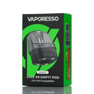 <h1>VAPORESSO LUXE XR EMPTY POD</h1> <p class="lead"><strong>VAPORESSO LUXE XR EMPTY POD 5ML Features:</strong></p> <ul> <li>Refillable 5ml Pods</li> <li>Empty pod</li> <li>Designed For MTL/DTL/RDL Vaping</li> <li>SSS Leak-Resistant Technology</li> <li>Side-Filling</li> </ul> VAPORESSO LUXE XR EMPTY POD