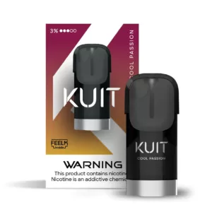 <h1>COOL PASSION KUIT SINGLE POD</h1> The Cool Passion Kuit Single Pod is a sensational blend that combines the exotic allure of passionfruit with a refreshing touch of cool menthol. With each puff, you're greeted by the juicy sweetness of ripe passionfruit, tantalizing your taste buds with its tropical essence. What sets this pod apart is its invigorating twist of menthol, which adds a crisp and revitalizing sensation to every inhale. The icy coolness of menthol perfectly complements the fruity sweetness of the passionfruit, creating a well-balanced and refreshing vaping experience. The Classic Tobacco KUIT Single Pod is engineered for consistency, ensuring each puff delivers the same satisfying flavor and nicotine satisfaction. Its sleek design and portability make it ideal for on-the-go use, allowing you to enjoy your favorite tobacco flavor anytime, anywhere. <strong>YOU CAN EXPLORE MORE KUIT PODS <a href="https://rockstarvapor.co/product-category/prefilled-pods-pakistan/buy-kuit-pods-online-in-pakistan/">HERE!</a></strong> <p class="selectable-text copyable-text iq0m558w g0rxnol2" dir="ltr"><span class="selectable-text copyable-text">At Rockstar, we believe every purchase is an experience of convenience, quality, and satisfaction.</span></p> <p class="selectable-text copyable-text iq0m558w g0rxnol2" dir="ltr"><span class="selectable-text copyable-text jv8stmnn">*</span><b><strong class="selectable-text copyable-text nbipi2bn">Price Match Guarantee:</strong></b><span class="selectable-text copyable-text jv8stmnn">*</span><span class="selectable-text copyable-text"> We’re committed to offering you the best value on your purchases. If you find a lower price on an identical item from a competitor, simply let us know, and we’ll beat it.</span></p> <p class="selectable-text copyable-text iq0m558w g0rxnol2" dir="ltr"><span class="selectable-text copyable-text">Shop with confidence, knowing that you’re getting the best deal possible. Enjoy the ease of browsing and purchasing from the comfort of your home, Explore our catalog, place order, and get doorstep delivery. Our knowledgeable and friendly team is here to assist you with your order to make your shopping enjoyable,</span></p> <p class="selectable-text copyable-text iq0m558w g0rxnol2" dir="ltr"><span class="selectable-text copyable-text">We are located just around the corner in <a href="https://www.google.com/maps?ll=24.797475,67.044777&z=16&t=m&hl=en&gl=US&mapclient=embed&cid=3248600491974334453" target="_blank" rel="noopener">DHA Phase 5</a> & <a href="https://www.google.com/maps/place/Rockstar+Vapor+Co+-+Clifton+(Vape+Store)/@24.8271319,67.0278464,17z/data=!4m14!1m7!3m6!1s0x3eb33d243236324b:0xaa9b07f8edc863c0!2sRockstar+Vapor+Co+-+Clifton+(Vape+Store)!8m2!3d24.8271319!4d67.0304213!16s%2Fg%2F11twsg4yj7!3m5!1s0x3eb33d243236324b:0xaa9b07f8edc863c0!8m2!3d24.8271319!4d67.0304213!16s%2Fg%2F11twsg4yj7?entry=tt" target="_blank" rel="noopener">Clifton Boat Basin</a>, any of our store is your go-to spot for the latest vape gear, trendsetting flavors, and a vibe that’s as chill as it gets.</span></p> COOL PASSION KUIT SINGLE POD