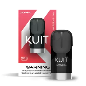 <h1>STRAWBERRY WATERMELON KUIT SINGLE POD</h1> The Strawberry Watermelon KUIT Single Pod offers a delightful fusion of two beloved summertime flavors, blending the sweetness of ripe strawberries with the juicy freshness of watermelon. Crafted with precision and care, this pod delivers a refreshing and invigorating vaping experience that captures the essence of a sun-soaked picnic on a warm day. With each inhale, you're greeted by the succulent sweetness of ripe strawberries, offering a burst of fruity flavor that dances across your palate. This is complemented by the crisp and juicy essence of watermelon, creating a harmonious balance of flavors that is both satisfying and refreshing. <strong>YOU CAN EXPLORE MORE KUIT PODS <a href="https://rockstarvapor.co/product-category/prefilled-pods-pakistan/buy-kuit-pods-online-in-pakistan/">HERE!</a></strong> <p class="selectable-text copyable-text iq0m558w g0rxnol2" dir="ltr"><span class="selectable-text copyable-text">At Rockstar, we believe every purchase is an experience of convenience, quality, and satisfaction.</span></p> <p class="selectable-text copyable-text iq0m558w g0rxnol2" dir="ltr"><span class="selectable-text copyable-text jv8stmnn">*</span><b><strong class="selectable-text copyable-text nbipi2bn">Price Match Guarantee:</strong></b><span class="selectable-text copyable-text jv8stmnn">*</span><span class="selectable-text copyable-text"> We’re committed to offering you the best value on your purchases. If you find a lower price on an identical item from a competitor, simply let us know, and we’ll beat it.</span></p> <p class="selectable-text copyable-text iq0m558w g0rxnol2" dir="ltr"><span class="selectable-text copyable-text">Shop with confidence, knowing that you’re getting the best deal possible. Enjoy the ease of browsing and purchasing from the comfort of your home, Explore our catalog, place order, and get doorstep delivery. Our knowledgeable and friendly team is here to assist you with your order to make your shopping enjoyable,</span></p> <p class="selectable-text copyable-text iq0m558w g0rxnol2" dir="ltr"><span class="selectable-text copyable-text">We are located just around the corner in <a href="https://www.google.com/maps?ll=24.797475,67.044777&z=16&t=m&hl=en&gl=US&mapclient=embed&cid=3248600491974334453" target="_blank" rel="noopener">DHA Phase 5</a> & <a href="https://www.google.com/maps/place/Rockstar+Vapor+Co+-+Clifton+(Vape+Store)/@24.8271319,67.0278464,17z/data=!4m14!1m7!3m6!1s0x3eb33d243236324b:0xaa9b07f8edc863c0!2sRockstar+Vapor+Co+-+Clifton+(Vape+Store)!8m2!3d24.8271319!4d67.0304213!16s%2Fg%2F11twsg4yj7!3m5!1s0x3eb33d243236324b:0xaa9b07f8edc863c0!8m2!3d24.8271319!4d67.0304213!16s%2Fg%2F11twsg4yj7?entry=tt" target="_blank" rel="noopener">Clifton Boat Basin</a>, any of our store is your go-to spot for the latest vape gear, trendsetting flavors, and a vibe that’s as chill as it gets.</span></p> STRAWBERRY WATERMELON KUIT SINGLE POD