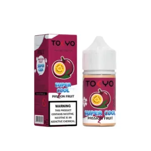 <h1>PASSION FRUIT TOKYO SUPER COOL SERIES 30ML</h1> <span data-preserver-spaces="true">This exquisite salt nic e-liquid from Tokyo manufactured to perfection, the Super Cool Passion Fruit e-liquid is a vaping paradise. The combination of sweet and tart passion fruit with an undertone of coolness is an e-liquid experience like no other. Tokyo Super Cool Passion Fruits adds a touch of excitement and sophistication to any smoking session.</span> Crafted with meticulous attention to detail, Tokyo Super Cool Passion Fruits tantalizes the palate with its sweet and tangy aroma, reminiscent of freshly harvested passion fruits. Each inhale brings forth a wave of tropical goodness, as the juicy essence of the fruit dances on your taste buds, leaving a delightful sweetness lingering in the air. Embrace the spirit of adventure and indulge in the exotic allure of Tokyo Super Cool Passion Fruits. With its irresistible flavor profile and undeniable charm, this exceptional blend is sure to leave you craving more with every puff, making it a must-have for enthusiasts seeking a taste of paradise in every smoke. <span data-preserver-spaces="true">This robust flavor with its smooth and cool throat hit, that remains full of flavor through to the end, is the reason why Tokyo Salt Nic </span><em>Super Cool Passion Fruit</em><span data-preserver-spaces="true"> is an internationally renowned e-liquid. Every puff is pure indulgence and a masterful balance of sweetness and tartness, adding a level of flavor to your experience that no other e-liquid offers. And what's more, with every hit you get 50mg of nicotine - the maximum strength providing the most intense throat hit and ultimate satisfaction.With each puff, you'll be transported to a world of vibrant flavors and aromatic bliss, making it a perfect choice for both solo relaxation and social gatherings. Whether you're an experienced shisha enthusiast or new to the world of hookah smoking, Black Orange Peach promises to tantalize your taste buds and leave you craving more.</span> <strong>YOU CAN EXPLORE MORE TOKYO FLAVORS <a href="https://rockstarvapor.co/product-category/e-liquids/salt-nic-in-pakistan/salt-nic-tokyo-pakistan/" target="_blank" rel="noopener">HERE!</a></strong> <p class="selectable-text copyable-text iq0m558w g0rxnol2" dir="ltr"><span class="selectable-text copyable-text">At Rockstar, we believe every purchase is an experience of convenience, quality, and satisfaction.</span></p> <p class="selectable-text copyable-text iq0m558w g0rxnol2" dir="ltr"><span class="selectable-text copyable-text jv8stmnn">*</span><b><strong class="selectable-text copyable-text nbipi2bn">Price Match Guarantee:</strong></b><span class="selectable-text copyable-text jv8stmnn">*</span><span class="selectable-text copyable-text"> We're committed to offering you the best value on your purchases. If you find a lower price on an identical item from a competitor, simply let us know, and we'll beat it.</span></p> <p class="selectable-text copyable-text iq0m558w g0rxnol2" dir="ltr"><span class="selectable-text copyable-text">Shop with confidence, knowing that you're getting the best deal possible. Enjoy the ease of browsing and purchasing from the comfort of your home, Explore our catalog, place order, and get doorstep delivery. Our knowledgeable and friendly team is here to assist you with your order to make your shopping enjoyable, </span></p> <p class="selectable-text copyable-text iq0m558w g0rxnol2" dir="ltr"><span class="selectable-text copyable-text">We are located just around the corner in <a href="https://www.google.com/maps?ll=24.797475,67.044777&z=16&t=m&hl=en&gl=US&mapclient=embed&cid=3248600491974334453" target="_blank" rel="noopener">DHA Phase 5</a> & <a href="https://www.google.com/maps/place/Rockstar+Vapor+Co+-+Clifton+(Vape+Store)/@24.8271319,67.0278464,17z/data=!4m14!1m7!3m6!1s0x3eb33d243236324b:0xaa9b07f8edc863c0!2sRockstar+Vapor+Co+-+Clifton+(Vape+Store)!8m2!3d24.8271319!4d67.0304213!16s%2Fg%2F11twsg4yj7!3m5!1s0x3eb33d243236324b:0xaa9b07f8edc863c0!8m2!3d24.8271319!4d67.0304213!16s%2Fg%2F11twsg4yj7?entry=tt" target="_blank" rel="noopener">Clifton Boat Basin</a>, any of our store is your go-to spot for the latest vape gear, trendsetting flavors, and a vibe that’s as chill as it gets.</span></p> PASSION FRUIT TOKYO SUPER COOL SERIES 30ML