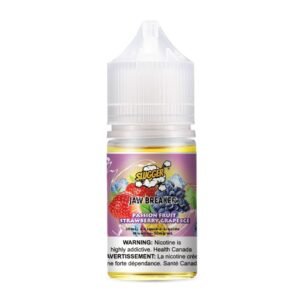 <div class="card__header"> <h1>PASSION FRUIT STRAWBERRY GRAPE ICE SLUGGER JAW BREAKER</h1> PASSION FRUIT STRAWBERRY GRAPE ICE SLUGGER JAW BREAKER starts with a sweet <strong>passion fruit,</strong> <strong>strawberry</strong> and <strong>grape</strong> flavor. PASSION FRUIT STRAWBERRY GRAPE ICE SLUGGER JAW BREAKER a crisp autumn kiss with a summery twist? paints your taste buds in vibrant hues. Imagine, the sweetness of <strong>passion fruit</strong> dances with <strong>strawberry</strong> and <strong>grape</strong> juicy splash, all wrapped in a cool menthol mist. picture tart-sweet sorbets, frosted candies, or cocktails that blend orchard crispness with sun-kissed melon, all kissed by a minty chill. This flavor tango invites you to explore – so take a bite, sip, or puff, and discover your own twist on this refreshing delightful taste. <strong>YOU CAN EXPLORE MORE SLUGGER E-LIQUIDS FLAVORS <a href="https://rockstarvapor.co/product-category/e-liquids/salt-nic-in-pakistan/slugger-ejuice-pakistan/">HERE</a>!</strong> <p class="selectable-text copyable-text iq0m558w g0rxnol2" dir="ltr"><span class="selectable-text copyable-text">At Rockstar, we believe every purchase is an experience of convenience, quality, and satisfaction.</span></p> <p class="selectable-text copyable-text iq0m558w g0rxnol2" dir="ltr"><span class="selectable-text copyable-text jv8stmnn">*</span><b><strong class="selectable-text copyable-text nbipi2bn">Price Match Guarantee:</strong></b><span class="selectable-text copyable-text jv8stmnn">*</span><span class="selectable-text copyable-text"> We’re committed to offering you the best value on your purchases. If you find a lower price on an identical item from a competitor, simply let us know, and we’ll beat it.</span></p> <p class="selectable-text copyable-text iq0m558w g0rxnol2" dir="ltr"><span class="selectable-text copyable-text">Shop with confidence, knowing that you’re getting the best deal possible. Enjoy the ease of browsing and purchasing from the comfort of your home, Explore our catalog, place order, and get doorstep delivery. Our knowledgeable and friendly team is here to assist you with your order to make your shopping enjoyable,</span></p> <p class="selectable-text copyable-text iq0m558w g0rxnol2" dir="ltr"><span class="selectable-text copyable-text">We are located just around the corner in <a href="https://www.google.com/maps?ll=24.797475,67.044777&z=16&t=m&hl=en&gl=US&mapclient=embed&cid=3248600491974334453" target="_blank" rel="noopener">DHA Phase 5</a> & <a href="https://www.google.com/maps/place/Rockstar+Vapor+Co+-+Clifton+(Vape+Store)/@24.8271319,67.0278464,17z/data=!4m14!1m7!3m6!1s0x3eb33d243236324b:0xaa9b07f8edc863c0!2sRockstar+Vapor+Co+-+Clifton+(Vape+Store)!8m2!3d24.8271319!4d67.0304213!16s%2Fg%2F11twsg4yj7!3m5!1s0x3eb33d243236324b:0xaa9b07f8edc863c0!8m2!3d24.8271319!4d67.0304213!16s%2Fg%2F11twsg4yj7?entry=tt" target="_blank" rel="noopener">Clifton Boat Basin</a>, any of our store is your go-to spot for the latest vape gear, trendsetting flavors, and a vibe that’s as chill as it gets.</span></p> </div> PASSION FRUIT STRAWBERRY GRAPE ICE SLUGGER JAW BREAKER