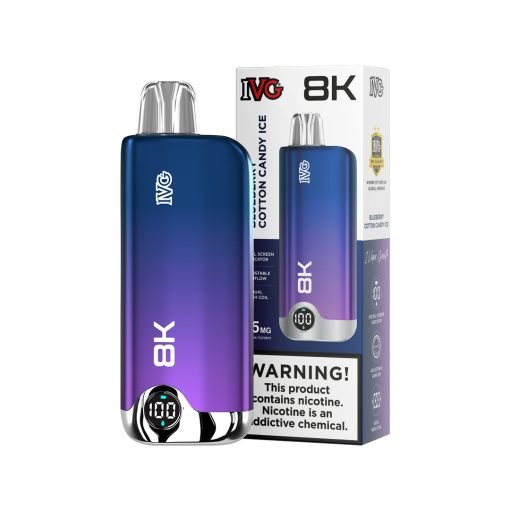 BLUEBERRY COTTON CANDY ICE IVG DISPOSABLE