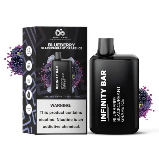 BLUEBERRY BLACKCURRANT GRAPE ICE INFINITY BAR DISPOSABLE
